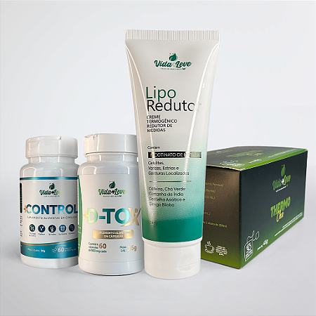 Combo Hora de secar | 1 Dtox + 1 Control + Thermocha + 1 Liporedutor