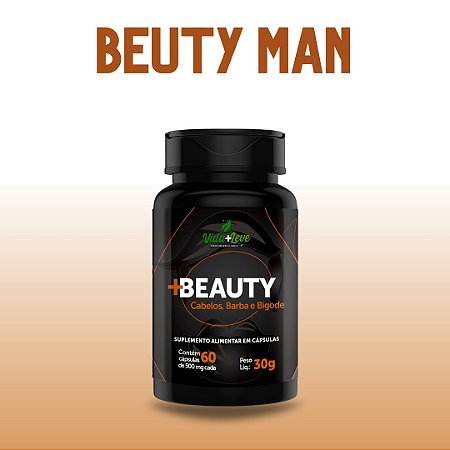 BEAUTY Cabelo, Barba e Bigode favorece o crescimento capilar, evita a queda de cabelo, previne a calvice e melhora o aspecto geral da pele.
