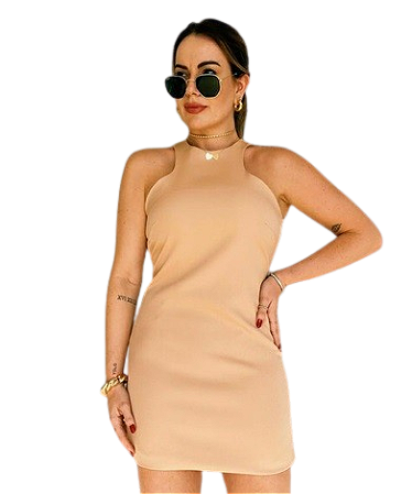 Vestido Alfaiataria Insano - Bege