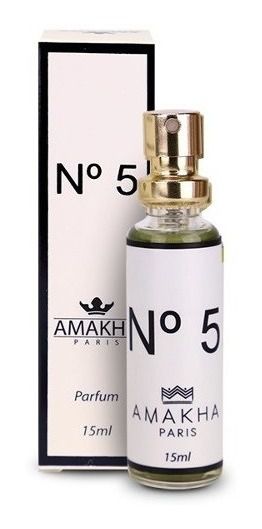 Kit 5 Und Perfume Nº 5 Amakha Paris Chanel Original N5 15ml Perfume Eau De Parfum Inspiração Na Grife Marcas De Luxo