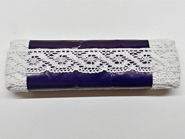 RENDA DE ALGODÃO 3.0 CM /14