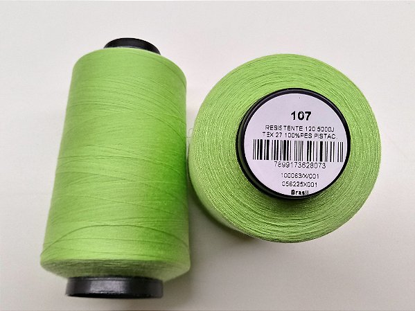 LINHA BORDADO E COSTURA FOSCA 4572MT PISTACHE / 107