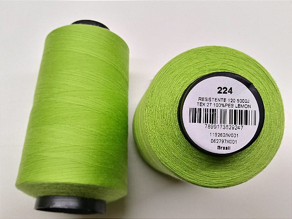 LINHA BORDADO E COSTURA FOSCA 4572MT LEMON / 224