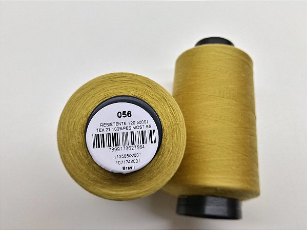 LINHA BORDADO E COSTURA FOSCA 4572MT MOSTARDA ESV / 056