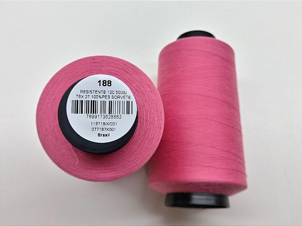 LINHA BORDADO E COSTURA FOSCA 4572MT SORVETE / 188