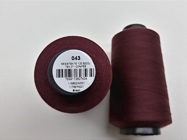 LINHA BORDADO E COSTURA FOSCA 4572MT BERINJELA / 043