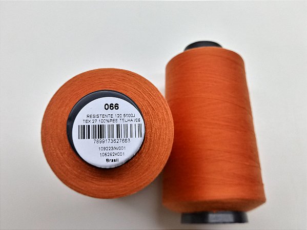 LINHA BORDADO E COSTURA FOSCA 4572MT TELHA / 066