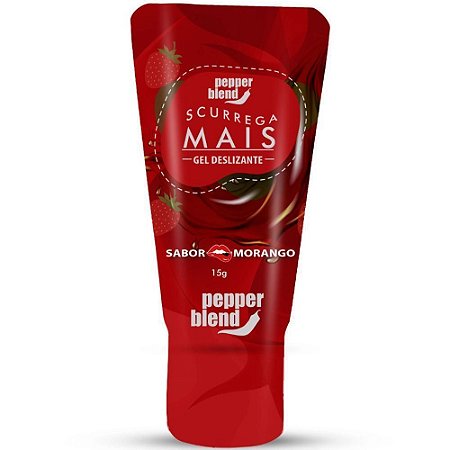 Gel Comestível Scurrega Mais Morango 15g