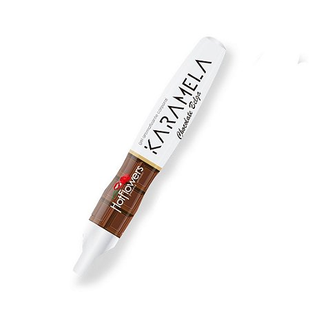 Hot Pen Karamela Chocolate Belga 35G Hot Flowers - Kit 10UN