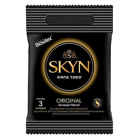 Preservativo Blowtex skyn Original 3 unidades.