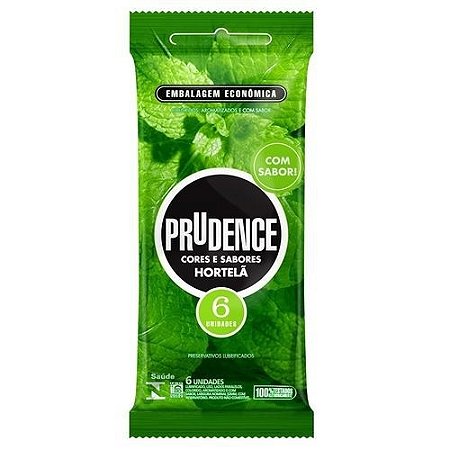 Preservativo Prudence Hortelã 6 unidades