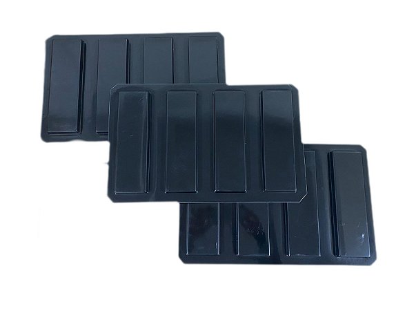 Kit 3 Bandeja c/ 12 Tijolinhos Brick tamanho 24x7cm