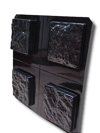 Kit 4 pedras naturais 14,5x14,5