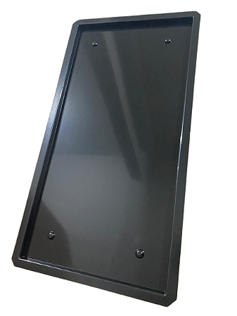 Forma ABS 2mm Modelo Industrial 4 Furo 80x40 Cm