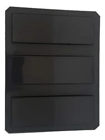 Kit 3 Bandejas c/ 9 Tijolinhos Brick Liso 30x10cm