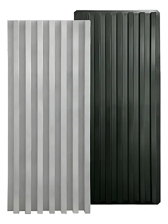 Kit 2 Ripados Formas ABS 2mm Gesso/Cimento 98 X 40 cm