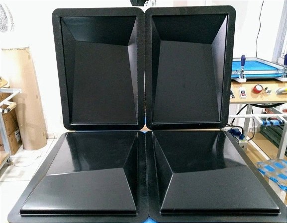 Forma ABS 2mm modelo Prisma 45x30 referência 60