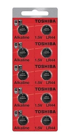 Bateria P/ Relogios  A76/LR44 Toshiba kit com 10 unidades