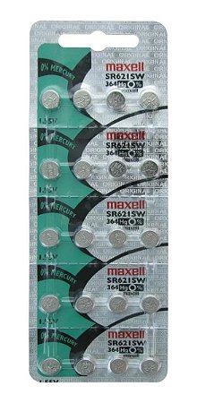 Baterias para relogio 621/364 Maxel original kit com 20 uns
