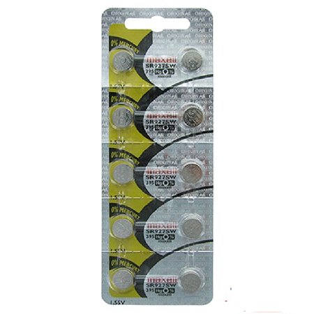 Baterias para relogio 395/399 Maxel original kit com 10 uns