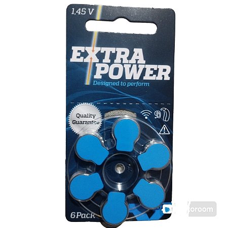 Bateria Auditiva A675  Extrapower Cartela C/ 6 Unds