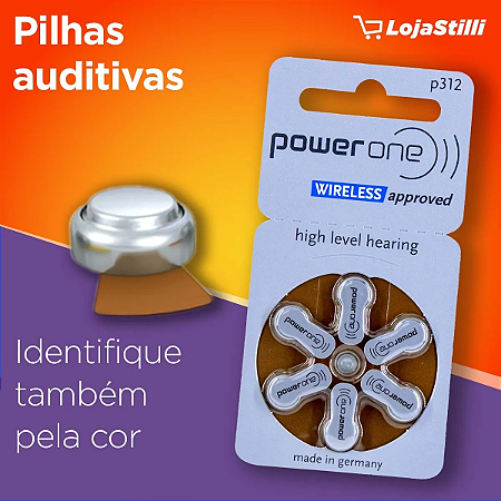 Bateria Auditiva Power One A312