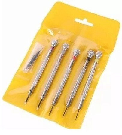 CHAVES DE FENDA PARA RELOJOEIRO KIT COM 5 PCS