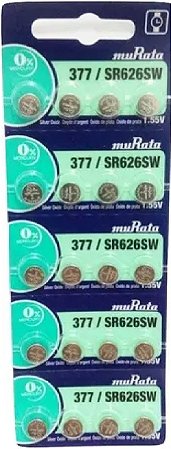 Bateria Para Relogios 626/377 Sony Murata  Kit Com 100 Uns