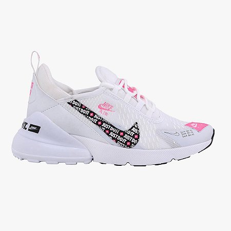 air max branco e rosa