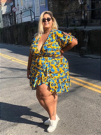 vestido envelope plus size