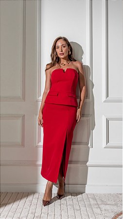 Conjunto Tomara que caia Flávia