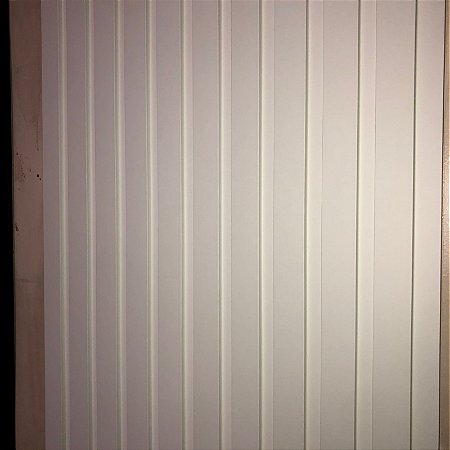Painel Ripado para Parede em Mdf  Branco 6,50cm x 15mm x 270cm