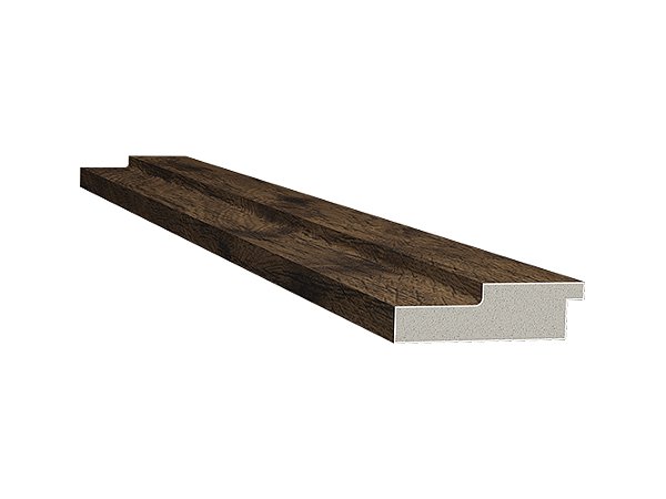Ripado Ipe Escuro de Encaixe para Painel 55mm Santa Luzia