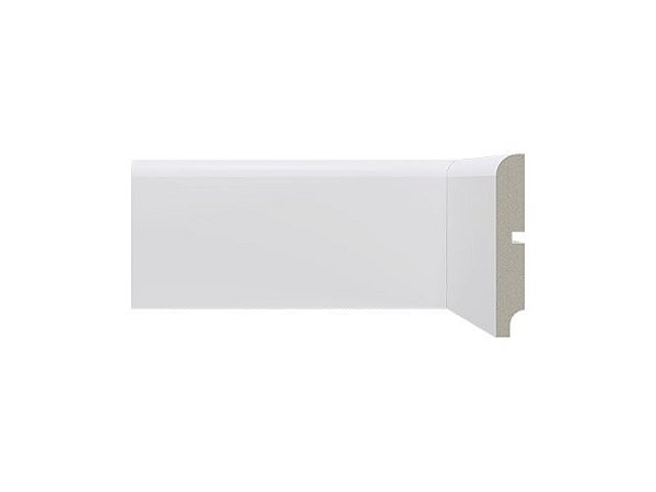 Rodapé Poliestireno 10cm 550 Moderna Santa Luzia Branco 240cmx16mm (Barra)
