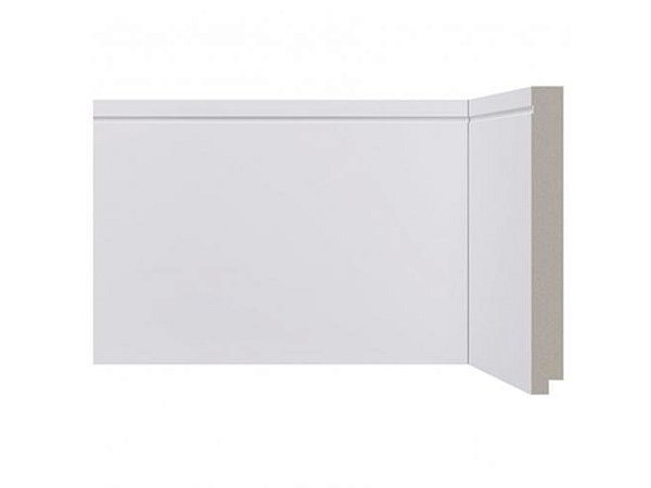 Rodapé Santa Luzia 15cm 518 Innova Poliestireno 16mm x 15cm x 240cm Branco (Barra)