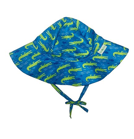 Chapéu de Banho Infantil Com FPS 50+ Jacaré - Ecoeplay