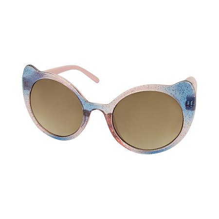 Óculos de Sol Infantil Tamanho Único UV 400 Rosa Gatinha - Pimpolho