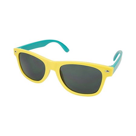 Óculos de Sol Infantil Tamanho Único UV 400 Amarelo Verde - Pimpolho