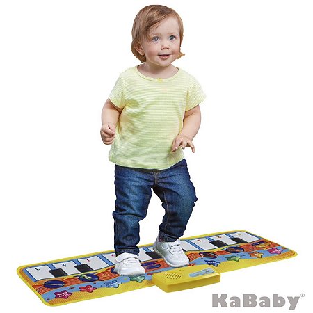 Tapete Musical Piano Colorido - Kababy