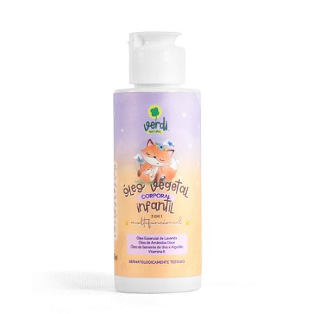 Óleo Vegetal Corporal Infantil 100% Natural - Verdi Natural
