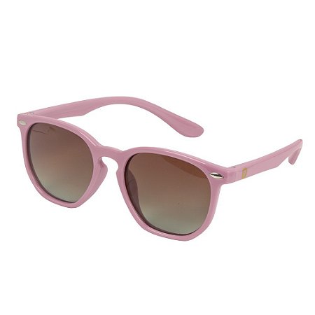 Óculos de Sol Infantil Flexível Tamanho Único UV 400 Rosa Antigo - Pimpolho