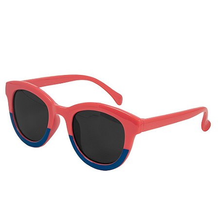 Óculos de Sol Infantil Tamanho Único UV 400 Coral e Marinho - Pimpolho