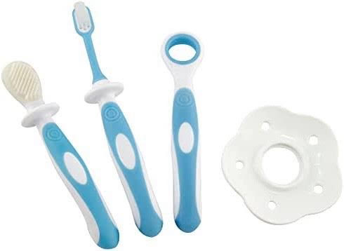 Kit Higiene Oral para Bebê Azul