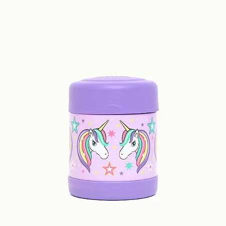 Pote Térmico Unicórnio Colorido Funtainer 290 ml - Thermos
