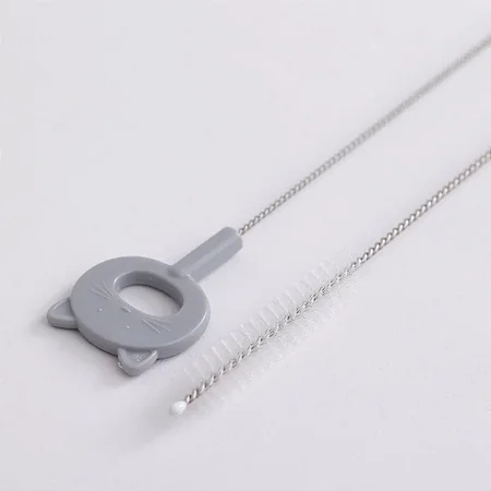 Kit 2 Escovas Para Limpeza de Canudos Petit Piá