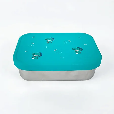 Bento Box em Aço Inox com Divisórias Removíeis Leo - Petit Piá