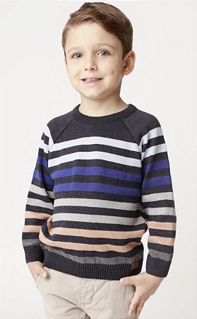Blusa Tricô Stripes Kids - Minilord