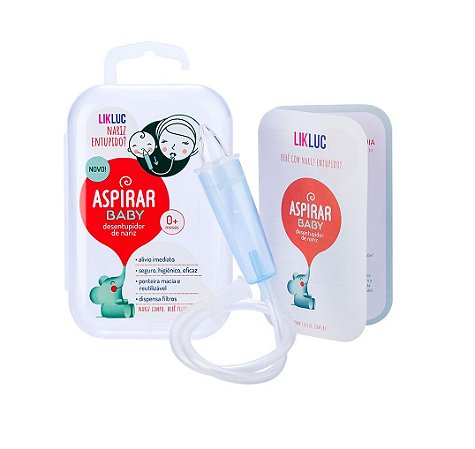 Aspirador Nasal para Bebê com Estojo Aspirar Baby - LikLuc