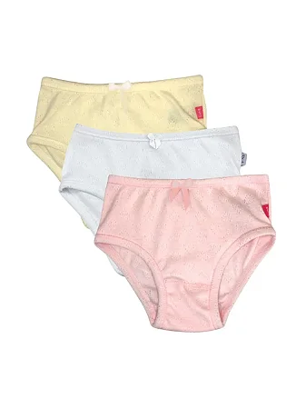 Kit Calcinhas 3 Unidades 100% Algodão - Luna