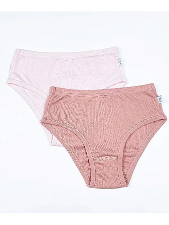 Kit Calcinhas 2 Unidades 100% Algodão - Luna